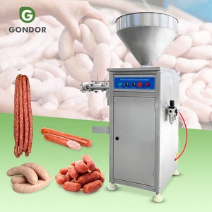 Completamente elettrico pistone quantitativo salsiccia di sangue Stuffer Maker fare macchina di collegamento con Twister automatico - Product Image 1