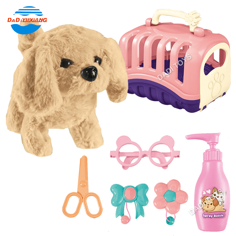 Ensemble de 31 pièces-Mallette de médecin pour enfants avec chien électrique jouet qui marche et Ensemble de 31 pièces-Mallette de médecin pour enfants avec chien électrique jouet qui marche et