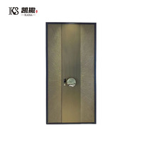 Porte d'entrée principale extérieure moderne en aluminium, design anti-effraction, isolation thermique, porte de sécurité en aluminium