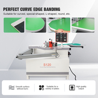 Machine à bordurer et à découper les panneaux de meubles courbes avec système de colle thermofusible CE