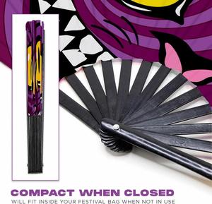 Abanico de mano grande de bambú con impresión personalizada, plegable, para fiestas, con diseño icónico, tipo Shade Bye, estilo chino - Product Image 5