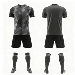 Maillots et chemises de football vintage rétro pour hommes de haute qualité personnalisés, respirants, à séchage rapide, col rond, manches courtes, noms et numéros d'équipe - Product Image 2