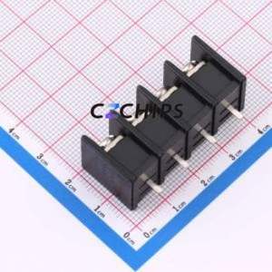 ZX-DG10-9.5-4P Barrier Terminal Block Through hole Component (THT),P=9.5mm Connector - Product Image 2
