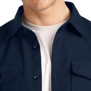 Gingtto ICO Vintage the <span class=keywords><strong>Dante</strong></span> Overshirt LOGO personalizado Camisas Costo Camisas de manga larga Hombres - Product Image 3