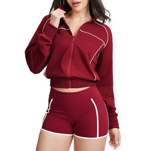 Conjunto Deportivo Informal Vintage para Mujer, Diseño 2 en 1 de Alta Gama, 100% Nailon, Holgado y Ajustado para Correr y Hacer Ejercicio - Product Image 3