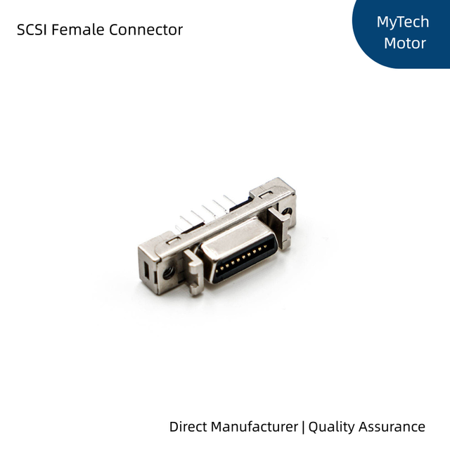 D-Sub Micro-D Connectors 20Pin SCSI Female MDR Vertical Receptacle PCB Board Mounting M2.5 Thread 10220-6212PC Terminal