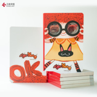 Cuaderno de Tapa Dura con Diseño 3D en Relieve A5 - Diario de Alta Gama para Estudiantes, Agenda Creativa de Oficina con Diseño Estereoscópico
