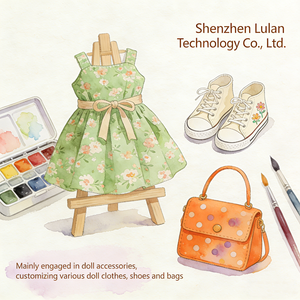 Llavero Colgante Oso <span class=keywords><strong>Barcelo</strong></span> con Vestido para Muñeco de Peluche de 12CM, Ropa Unisex para Oso de Peluche, 14 Años en adelante, Nuevo - Product Image 6