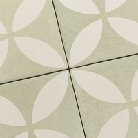 Azulejo Hidráulico Met 20 x 20 cm con Acabado Mate y Bordes Irregulares
