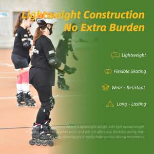 अनुकूलित डिजाइन मुक्त डिजाइन रंग लोगो वयस्क युवा रोलर स्केटिंग स्केटबोर्डिंग सुरक्षा छह-टुकड़ा सेट - Product Image 6