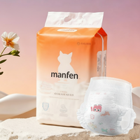 Couche avec imprimé doux respirant acceptable couches pour bébés à base de plantes grasses en gros Malaisie couches pour bébés à faible quantité minimale de commande