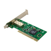 Carte réseau fibre optique Ethernet ST7263 avec port optique interne unique/SFP 1000 Mbps pour ordinateur de bureau en stock