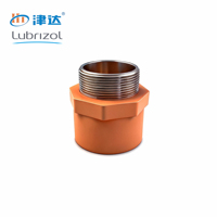 Tuyaux et raccords CPVC orange de haute qualité pour système d'incendie, tuyaux de protection incendie CPVC à bride