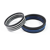 Joints d'étanchéité en caoutchouc NBR, FKM, PTFE, emballages en V, emballages en V Chevron, joints en V, jeu de joints, joint compact pour tige hydraulique