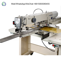 Machine informatisée à coudre les pantalons et les jeans à une aiguille, à couture plate et à bras long