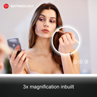 Best Price Smart Led Bathroom Mirror with Magnifying Mirror for Touch Screen Bathroom Mirror