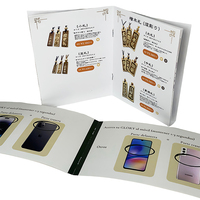 Service d'impression personnalisé professionnel écologique papier de conception mini brochure colorée catalogue société impression de brochures