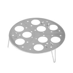 Rejilla plegable de acero inoxidable para cocinar al vapor, rejilla redonda para huevos, soporte para olla vaporera de cocina 263 - Product Image 1