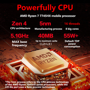 MECHREVO 16Pro 16 Inch Geforce RTX 4050 R7-7745HX DDR5 165Hz 2.5k Wifi6 BT5.2 16GB 512GB Gaming Gamer Notebook <b>Laptop</b> Gaming Lap - Product Image 2
