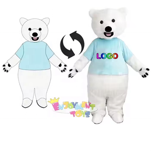 Gatto bianco popolare adulto cartone animato mascotte Costume prestazioni oggetti di scena che cammina bambola Costume per feste di Halloween Anime <span class=keywords><strong>show</strong></span> - Product Image 4