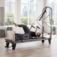 MJD-AA11 Cadre de lit de Pilates semi-élevé en alliage d'aluminium durable pour studio de Pilates, garantie de 3 ans