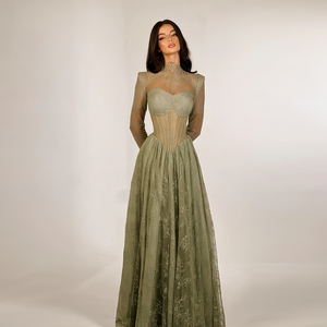 On Sale Olive Green Long Sleeve Dress Hand-Dyed Design | Alibaba.com On Sale Olive Green Long Sleeve Dress Hand-Dyed Design | Alibaba.com