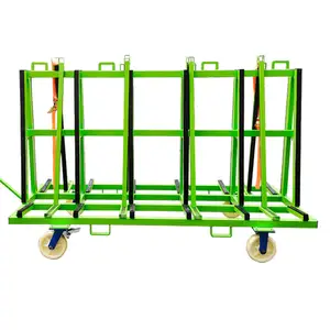 Rack de armazenamento resistente de granito, rack para transporte com suporte de 2.5m, tipo a, rack de aço de vidro do carrinho