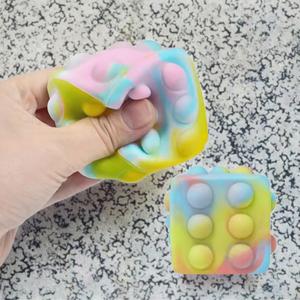 Silicone Pop bong bóng 3D Xúc xắc hình cảm giác thần tài đồ chơi căng thẳng cứu trợ xúc xắc trò chơi và cảm giác đồ chơi - Product Image 3