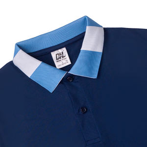 Polo en coton premium avec col en tricot côtelé, manches courtes, coupe moderne, adapté à l'image de marque d'entreprise ou à un usage quotidien décontracté - Product Image 2