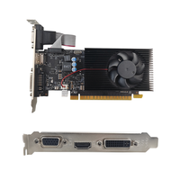 Tarjeta Gráfica GeForce GT730 de 2GB 4G DDR3 PCI Express de Perfil Bajo, con Salida DVI VGA HD Opcional, para Computadoras de Escritorio