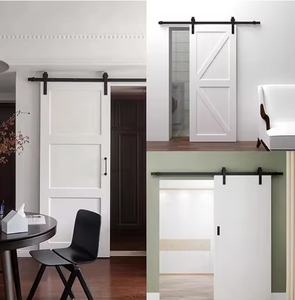 Amerikanischer Stil Massivholz-Schiebetür Innentür nach Maß Holz-Schiebetür für Hausrenovierung - Product Image 5