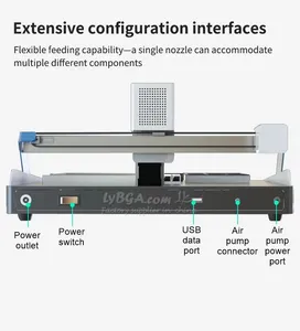 Máquina <span class=keywords><strong>de</strong></span> Colocación <span class=keywords><strong>de</strong></span> Componentes SMT S1, Alimentador <span class=keywords><strong>de</strong></span> Montaje en Superficie para Ensamblaje <span class=keywords><strong>de</strong></span> PCB, Montador <span class=keywords><strong>de</strong></span> Chips, Equipo <span class=keywords><strong>de</strong></span> Colocación <span class=keywords><strong>de</strong></span> Soldadura por Reflujo LED SMD - Product Image 5