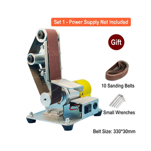 Multifunctional Desktop Vertical Micro <b>Mini</b> Electric Belt Sander DIY Polishing machine fixed angle <b>grinder</b> - Product Image 6