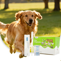 Kit de Prueba Rápida Veterinaria OEM CE CAV II Ag para Adenovirus Canino CAV-2 Ag, Kit de Prueba de Antígeno para Perros para Uso Médico Doméstico