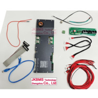 JKBMS 100A/200A Smart BMS untuk baterai Lifepo4 keseimbangan aktif 1A/2A JK Inverter BMS dengan RS485 UART 8S/16S/48V dapat BMS