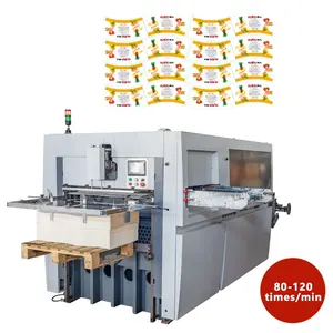 Automatische Kartonnen Doos Zoete Cake Food Papier Board Roldoos Vouwmatrijzen Snijmachine Voor Dozen