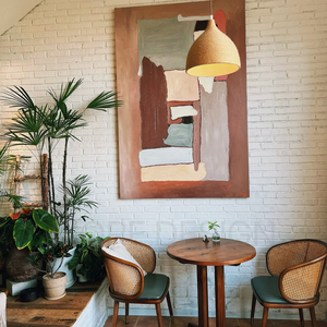 <span class=keywords><strong>Chaise</strong></span> <span class=keywords><strong>de</strong></span> salle à manger en rotin naturel durable avec structure en bois stable pour villa, <span class=keywords><strong>snack</strong></span>-<span class=keywords><strong>bar</strong></span>, café, restaurant - Product Image 4