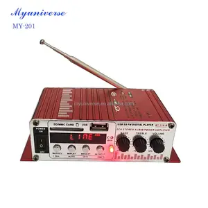 DC12V Super Mini Power Amplifier Sound Audio Player For Car And Motorcycle Use