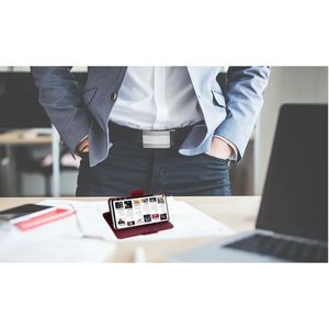 Étui de portefeuille en similicuir robuste avec fente pour cartes Compatible avec Samsung pour Galaxy S10e 11pro 14 Plus 13 Pro Max XR Mobile - Product Image 2