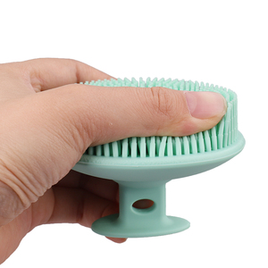 Bath Shower Wash Clean Bath <b>Scrub</b> Silicone Body <b>Brush</b> Bath Exfoliating Back <b>Brush</b> - Product Image 5
