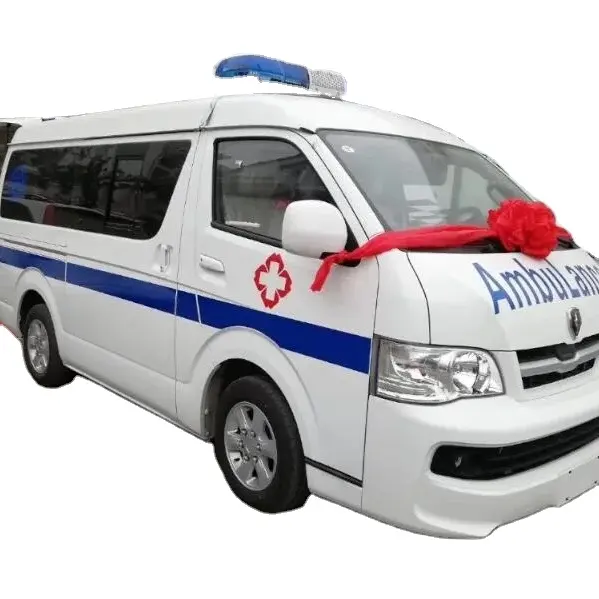 2023 nuevo motor diésel 4*2 nueva ambulancia Hospital discapacidad coche vehículo cinco asientos doble Camilla