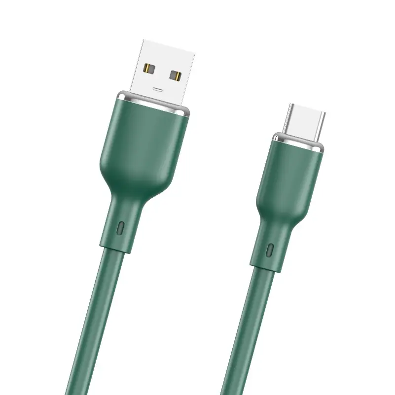 Konfulon高品質在庫ありUsb AからType-Cへの充電伝送ツーインワン充電ケーブル2.4a急速充電ケーブル