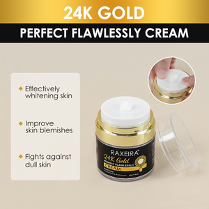 Marque privée 24k Gold Whiting Crème hydratante anti-âge <span class=keywords><strong>pour</strong></span> le <span class=keywords><strong>visage</strong></span> Dissolvant de taches noires Crème hydratante <span class=keywords><strong>pour</strong></span> le <span class=keywords><strong>visage</strong></span> - Product Image 2