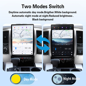13.8 Inch Android Car Radio for Dodge Ram 2008-2012 Multimedia Video Player GPS Navigation Touch Screen 4G LTE <b>Wireless</b> Carplay - Product Image 3