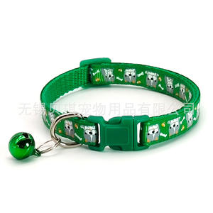 조절 가능한 1cm 애완동물 목걸이 소형견용 분실 방지 목걸이 맞춤 인쇄 고양이 애완동물 목걸이 벨 포함 - Product Image 5