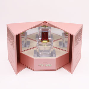 <strong>Manufacture</strong> Custom logo Luxury Mirror Jewelry Makeup <strong>Cosmetic</strong> Wooden Magnetic Box Gift Packaging Perfume Bottle with Box - Product Image 1