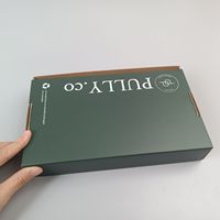 Boîte de courrier en carton avec Logo personnalisé, boîte de cadeau pour vêtements, boîte pliable en papier personnalisée