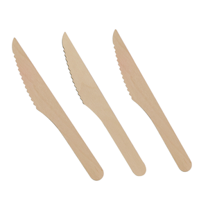 Nhà Máy Giá Gỗ Bạch Dương Bộ Đồ Ăn Phân Hủy Sinh Học Số Lượng Lớn Bạch Dương Gỗ Muỗng Nĩa Dao Dùng Một Lần Bằng Gỗ Bộ Dao Kéo - Product Image 5