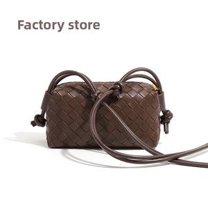 Bolso cuadrado pequeño tejido <span class=keywords><strong>en</strong></span> relieve para mujer, ligero, transfronterizo, nuevo, bandolera de un solo hombro, Comercio Exterior <span class=keywords><strong>Amazon</strong></span> Aliexpress - Product Image 3