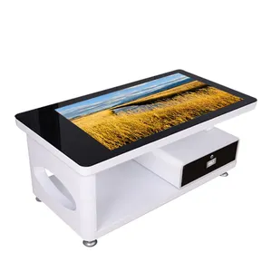 Digital Interactive Smart Touch Screen Lcd Coffee Bar Table With Computer For Restaurant Kids Game